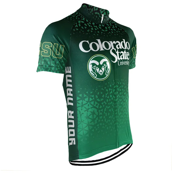Customized Colorado State University Men's Cycling Jersey Short Sleeve