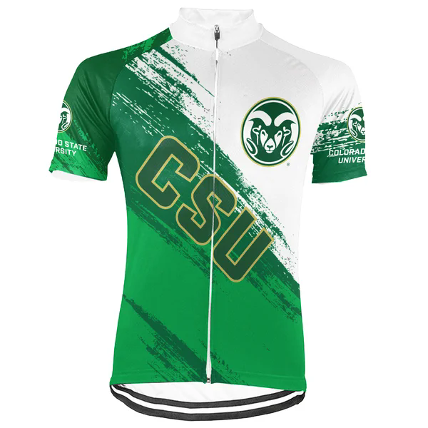 Customized Colorado State University Men's Cycling Jersey Short Sleeve