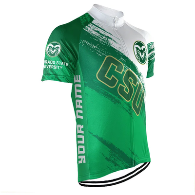 Customized Colorado State University Men's Cycling Jersey Short Sleeve