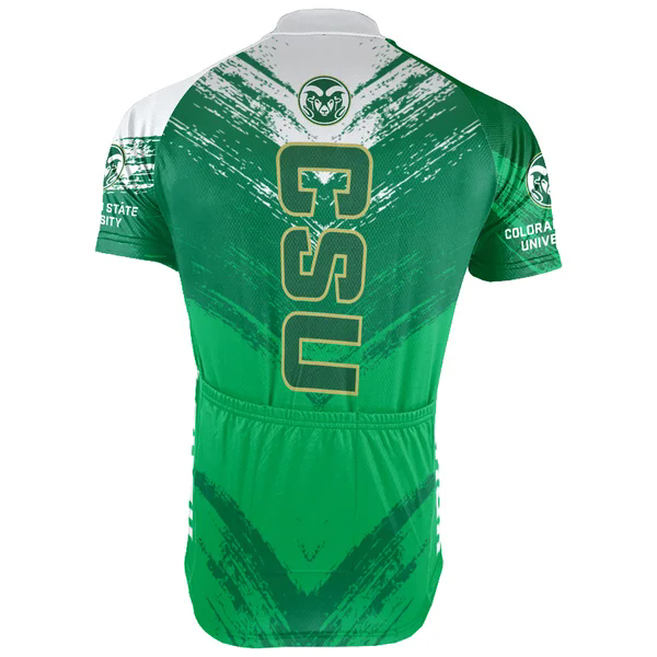 Customized Colorado State University Men's Cycling Jersey Short Sleeve