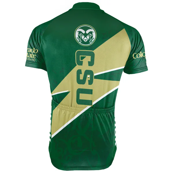 Customized Colorado State University Men's Cycling Jersey Short Sleeve
