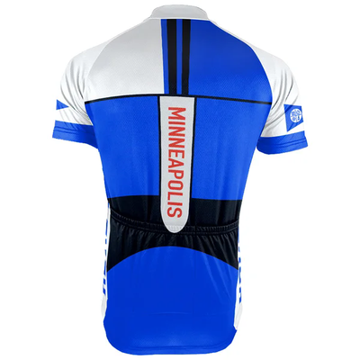 Customized Minneapolis City Men's Cycling Jersey Short Sleeve