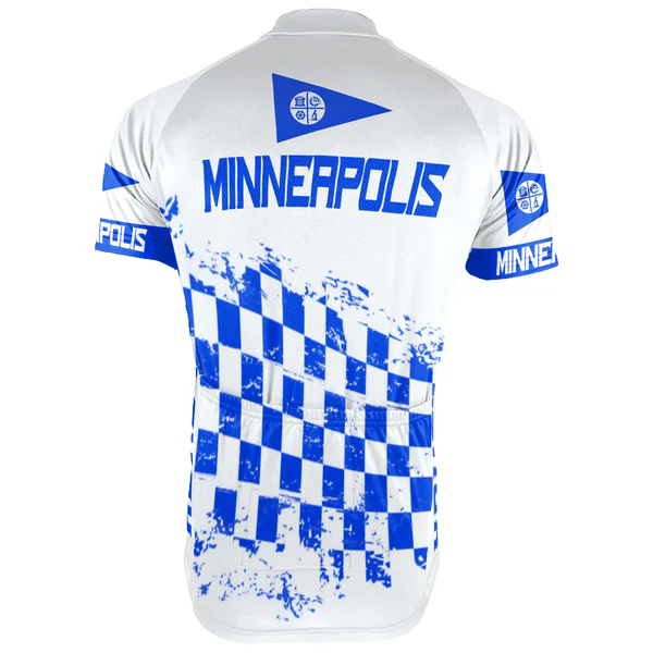 Customized Minneapolis City Men's Cycling Jersey Short Sleeve