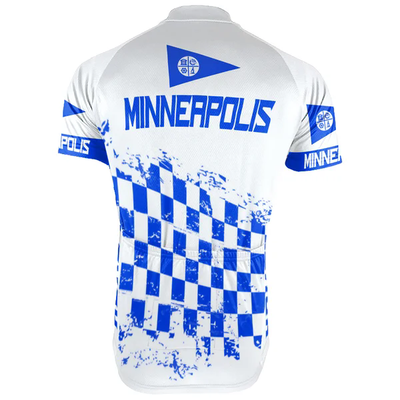 Customized Minneapolis City Men's Cycling Jersey Short Sleeve