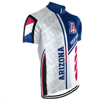 Customized University of Arizona Men's Cycling Jersey Short Sleeve