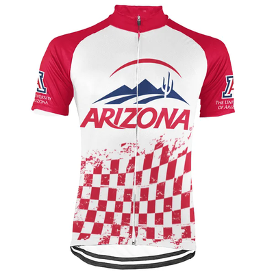 Customized University of Arizona Men's Cycling Jersey Short Sleeve