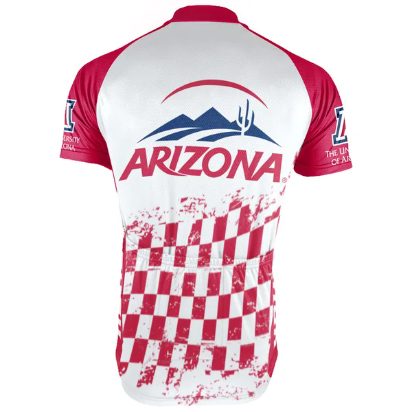 Customized University of Arizona Men's Cycling Jersey Short Sleeve