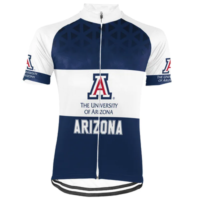 Customized University of Arizona Men's Cycling Jersey Short Sleeve