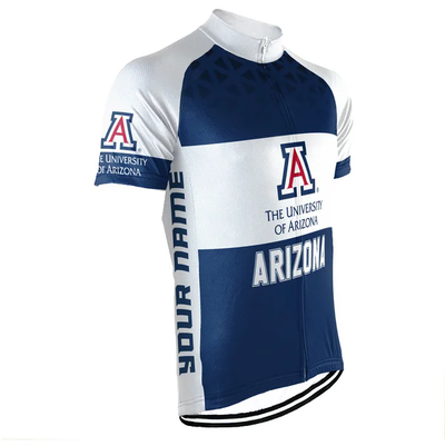 Customized University of Arizona Men's Cycling Jersey Short Sleeve