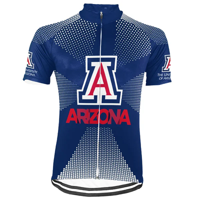 Customized University of Arizona Men's Cycling Jersey Short Sleeve