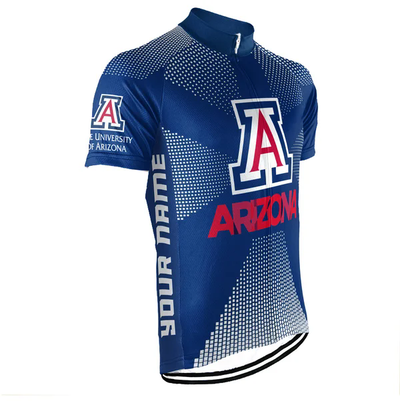 Customized University of Arizona Men's Cycling Jersey Short Sleeve
