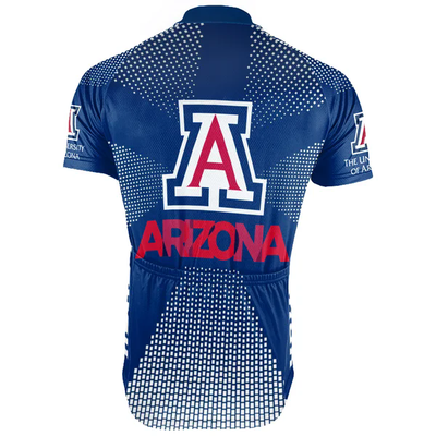 Customized University of Arizona Men's Cycling Jersey Short Sleeve