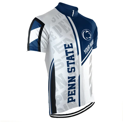 Customized Penn State University Men's Cycling Jersey Short Sleeve