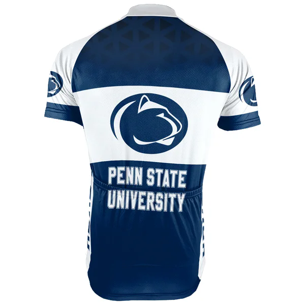 Customized Penn State University Men's Cycling Jersey Short Sleeve