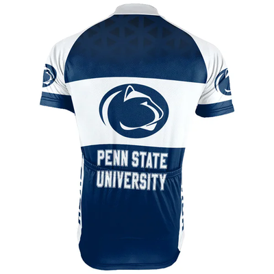 Customized Penn State University Men's Cycling Jersey Short Sleeve