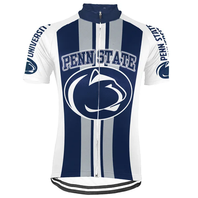 Customized Penn State University Men's Cycling Jersey Short Sleeve