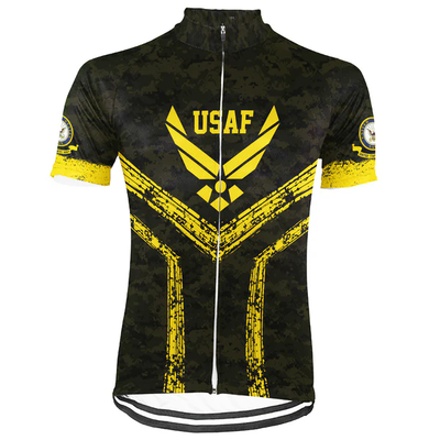 Customized US AIR FORCE Men's Cycling Jersey Short Sleeve