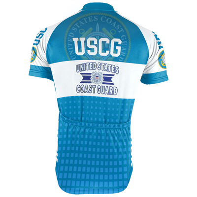 Customized US COAST GUARD Men's Cycling Jersey Short Sleeve