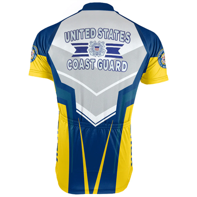 Customized US COAST GUARD Men's Cycling Jersey Short Sleeve
