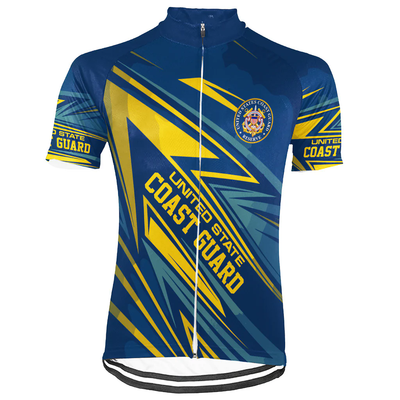 Customized US COAST GUARD Men's Cycling Jersey Short Sleeve