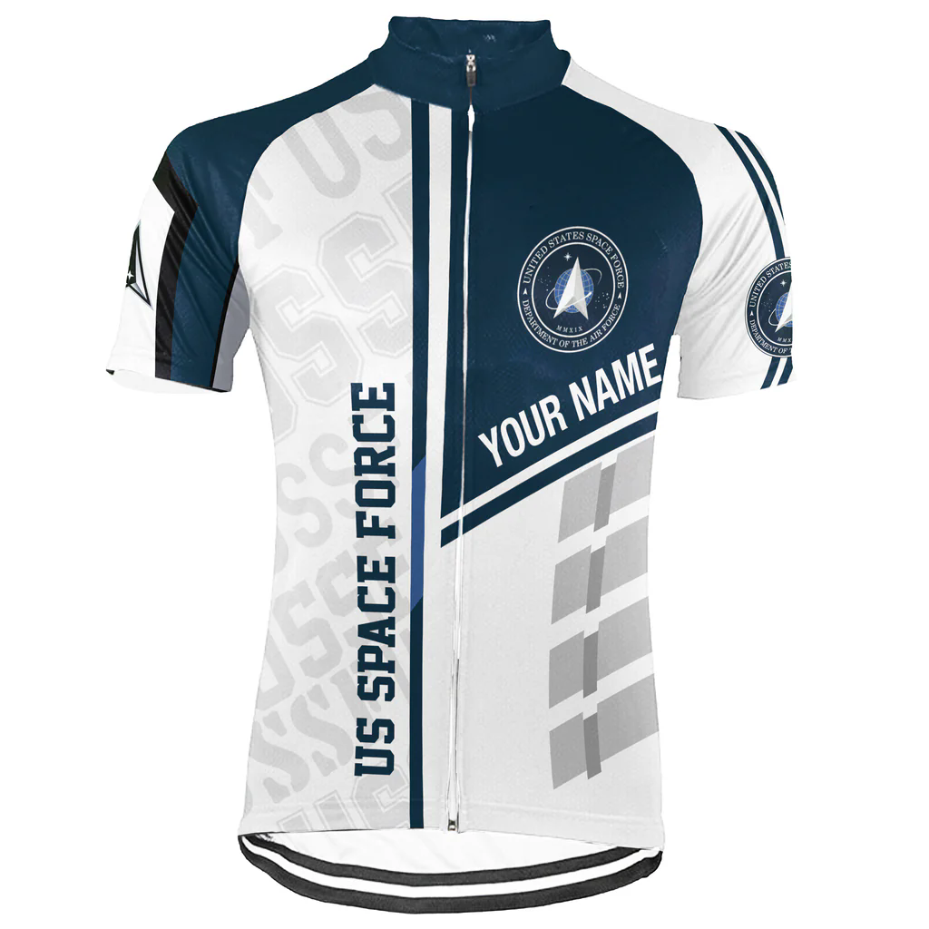 Customized US SPACE FORCE Men's Cycling Jersey Short Sleeve