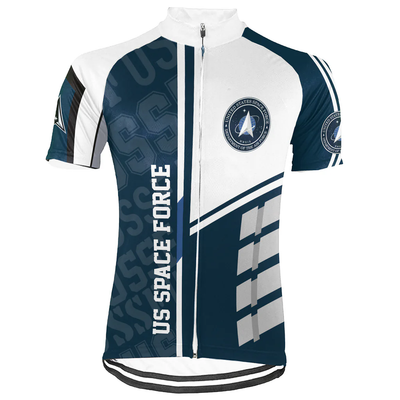 Customized US SPACE FORCE Men's Cycling Jersey Short Sleeve