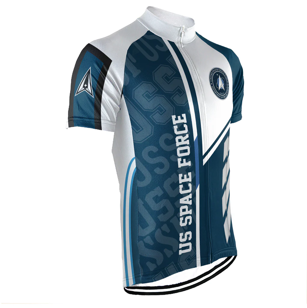 Customized US SPACE FORCE Men's Cycling Jersey Short Sleeve