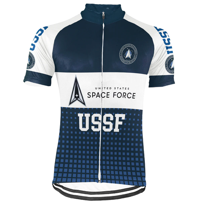 Customized US SPACE FORCE Men's Cycling Jersey Short Sleeve