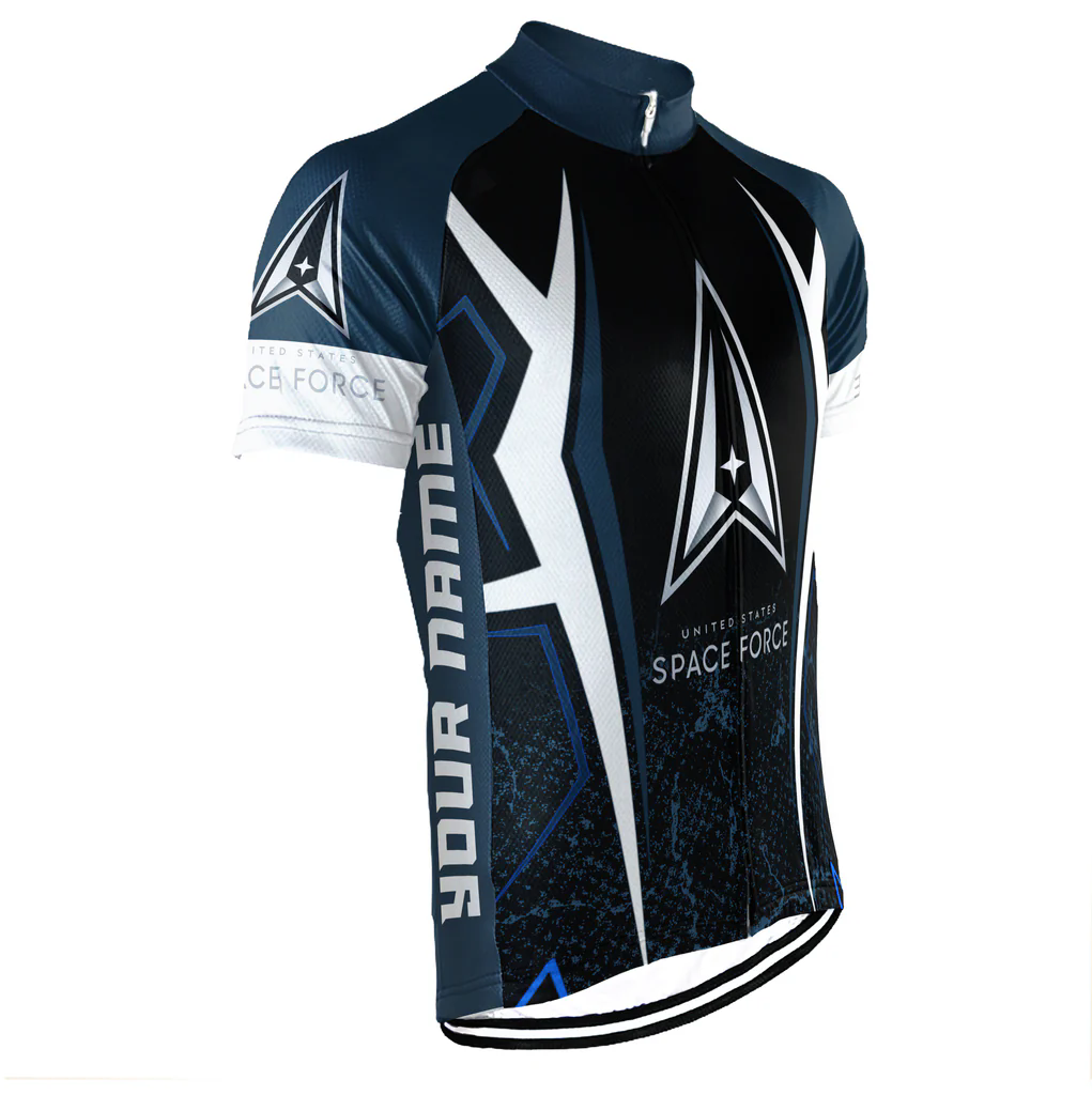 Customized US SPACE FORCE Men's Cycling Jersey Short Sleeve