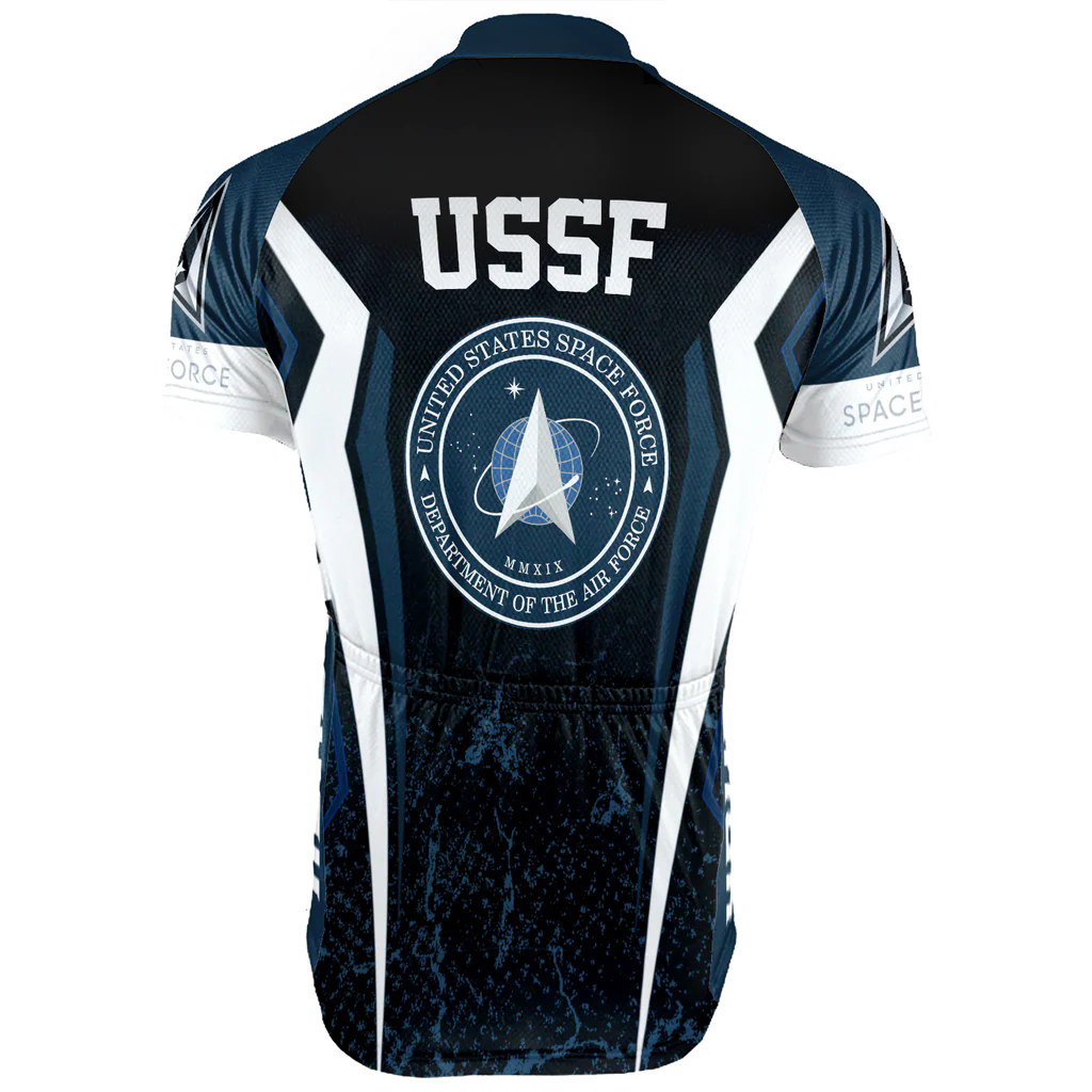 Customized US SPACE FORCE Men's Cycling Jersey Short Sleeve