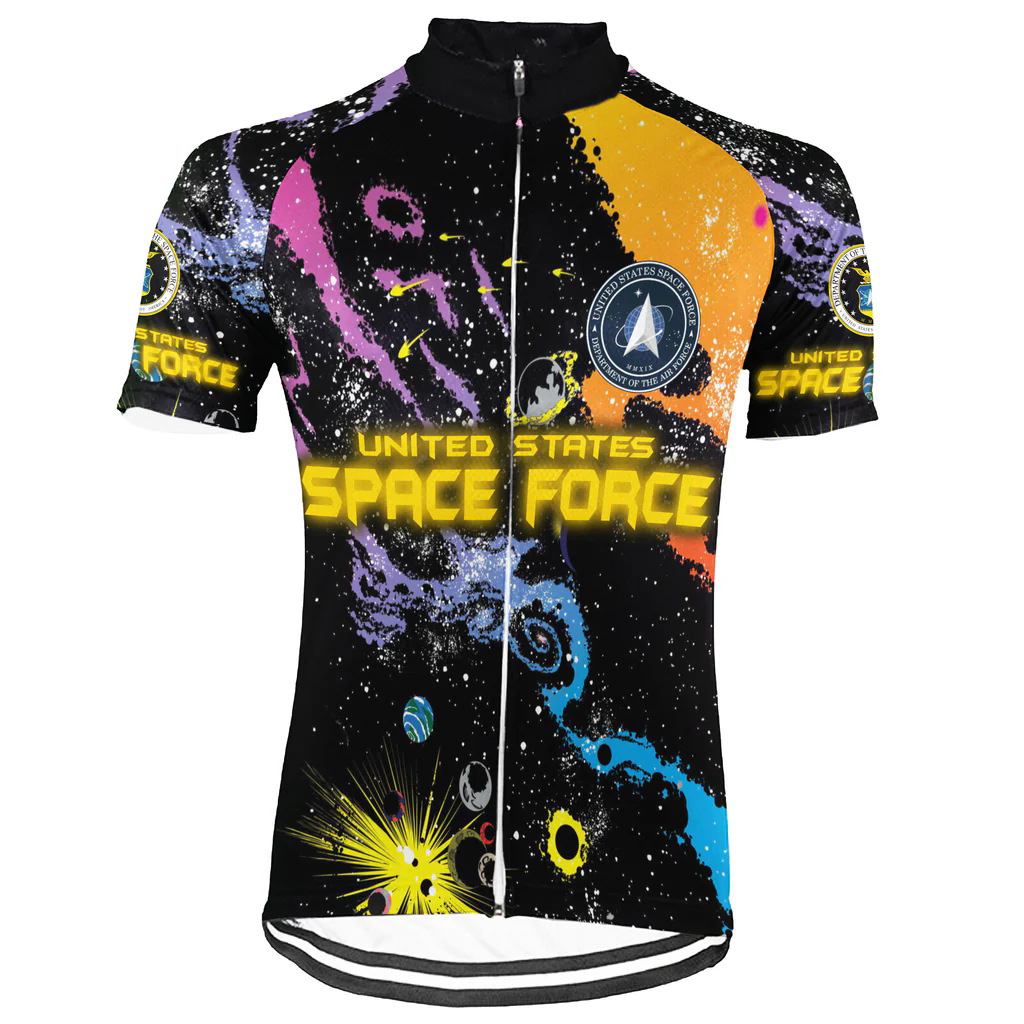 Customized US SPACE FORCE Men's Cycling Jersey Short Sleeve