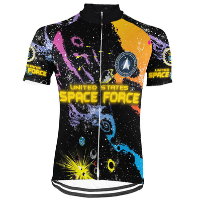 Customized US SPACE FORCE Men's Cycling Jersey Short Sleeve