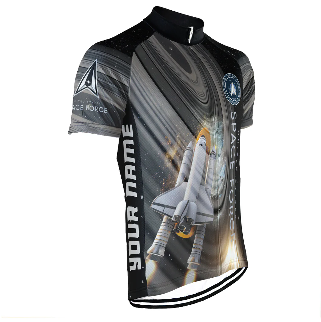 Customized US SPACE FORCE Men's Cycling Jersey Short Sleeve