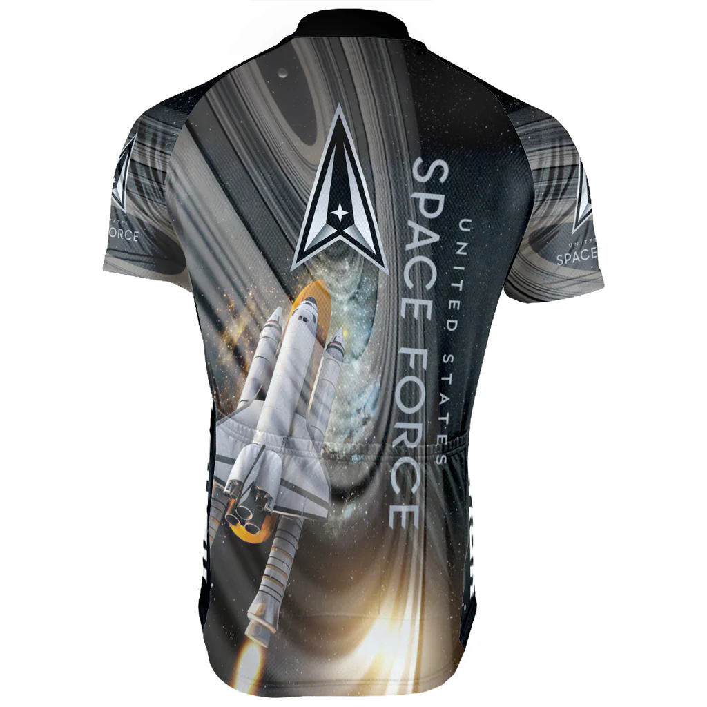 Customized US SPACE FORCE Men's Cycling Jersey Short Sleeve