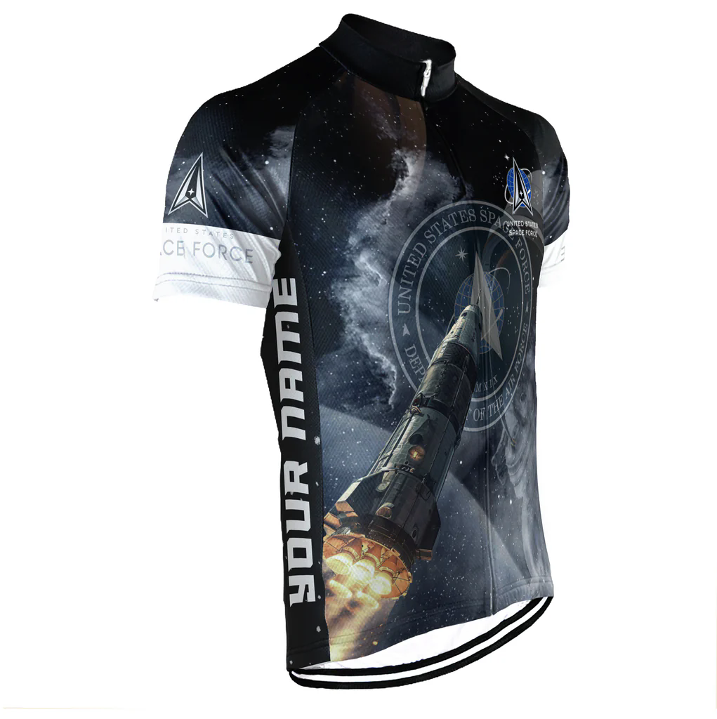 Customized US SPACE FORCE Men's Cycling Jersey Short Sleeve