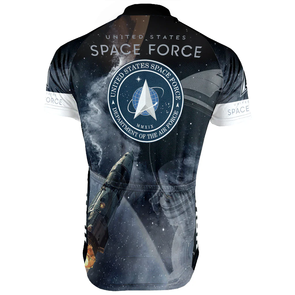 Customized US SPACE FORCE Men's Cycling Jersey Short Sleeve