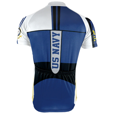 Customized US NAVY Men's Cycling Jersey Short Sleeve