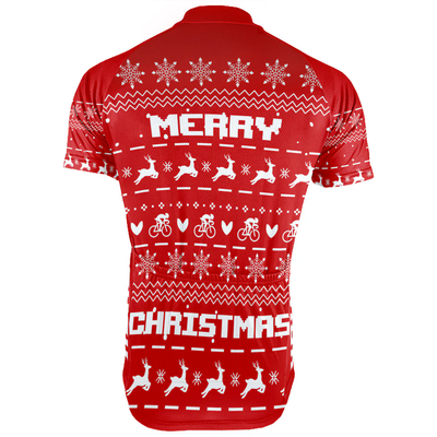 Customized Christmas Collection Men's Cycling Jersey Short Sleeve