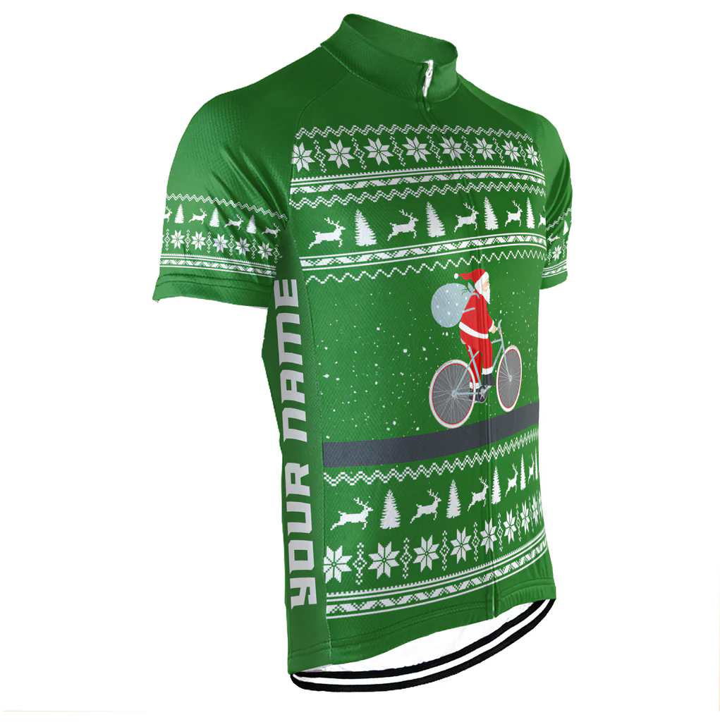 Customized Christmas Collection Men's Cycling Jersey Short Sleeve