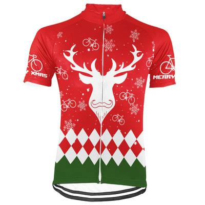 Customized Christmas Collection Men's Cycling Jersey Short Sleeve