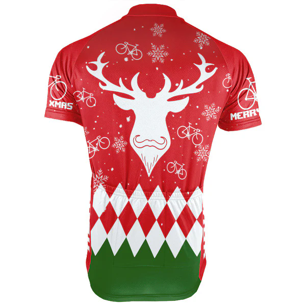 Customized Christmas Collection Men's Cycling Jersey Short Sleeve
