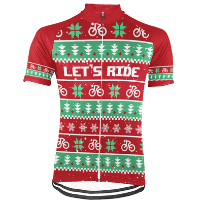 Customized Christmas Collection Men's Cycling Jersey Short Sleeve