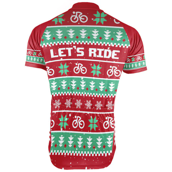Customized Christmas Collection Men's Cycling Jersey Short Sleeve