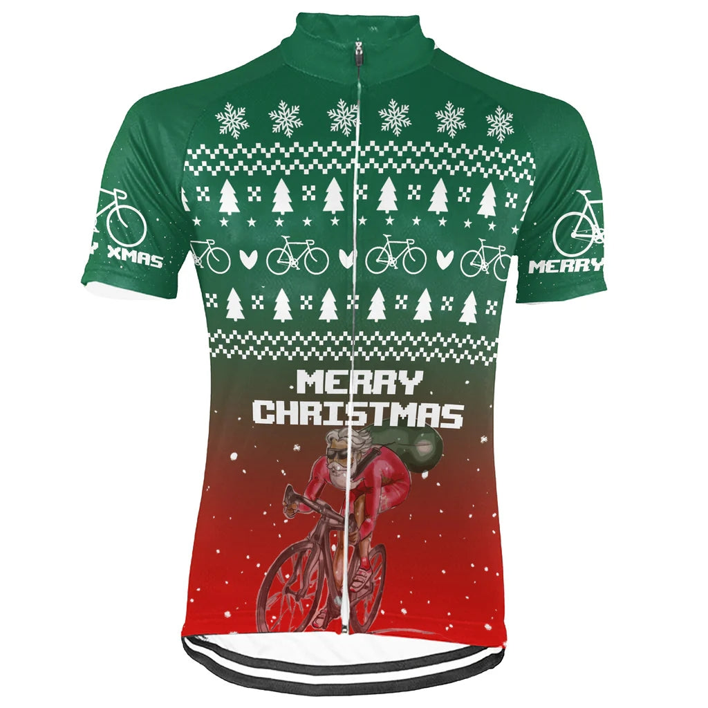 Customized Christmas Collection Men's Cycling Jersey Short Sleeve