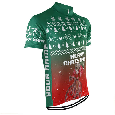 Customized Christmas Collection Men's Cycling Jersey Short Sleeve