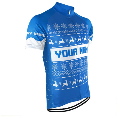 Customized Christmas Collection Men's Cycling Jersey Short Sleeve