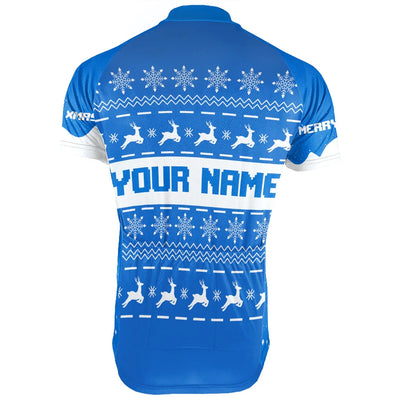 Customized Christmas Collection Men's Cycling Jersey Short Sleeve