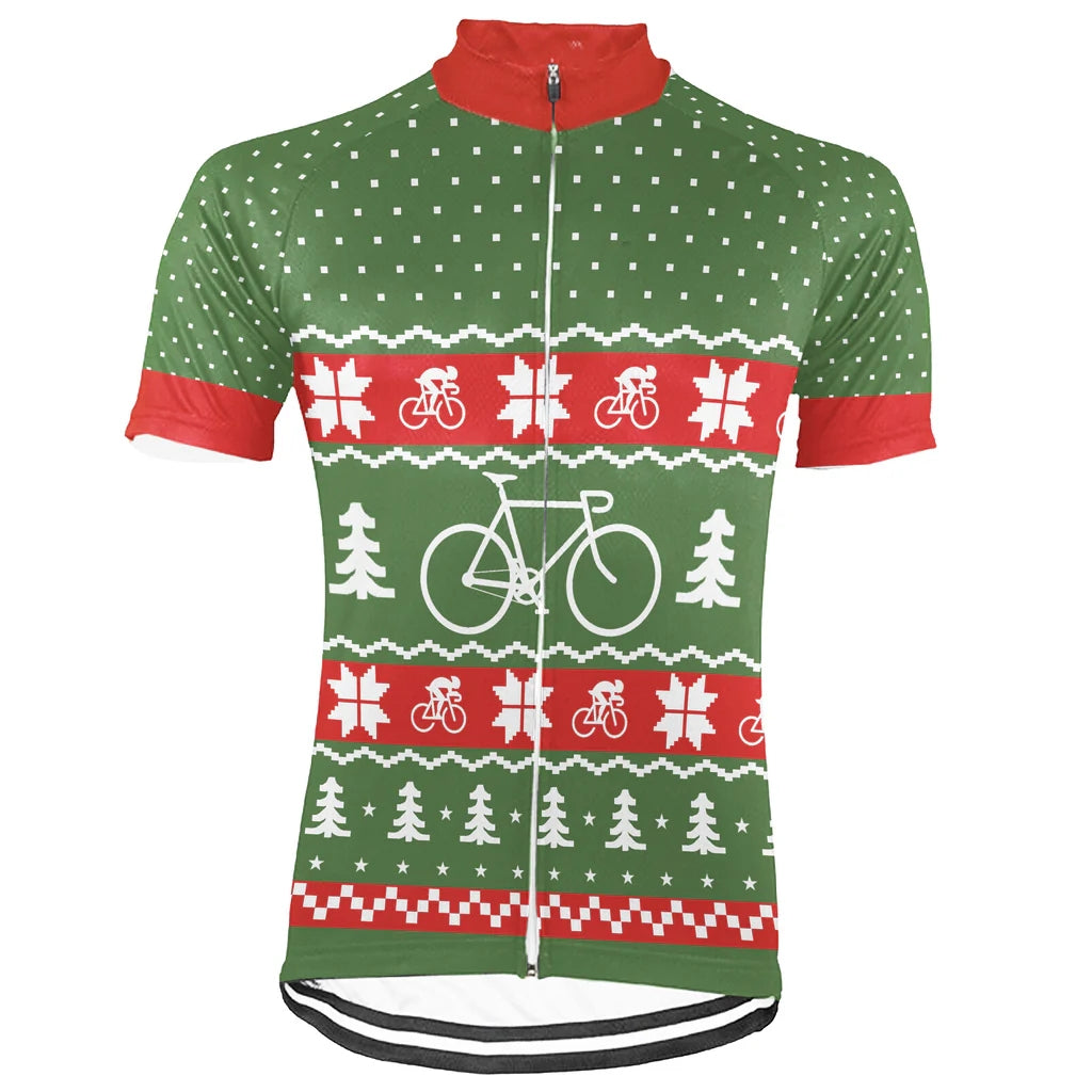 Customized Christmas Collection Men's Cycling Jersey Short Sleeve