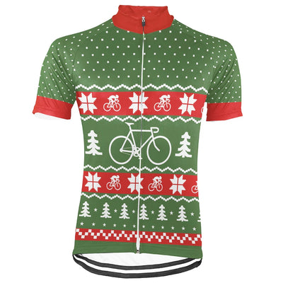 Customized Christmas Collection Men's Cycling Jersey Short Sleeve