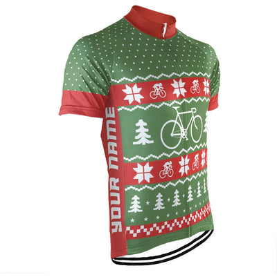 Customized Christmas Collection Men's Cycling Jersey Short Sleeve